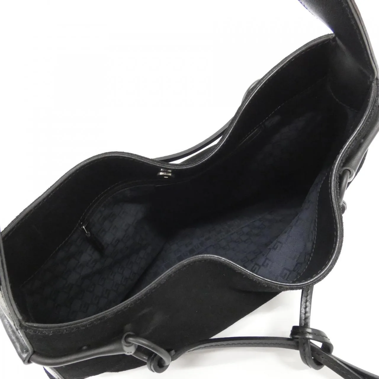 GUCCI 101975 肩背包 皮革 黑色 皮革 中古品A - 縮圖 9