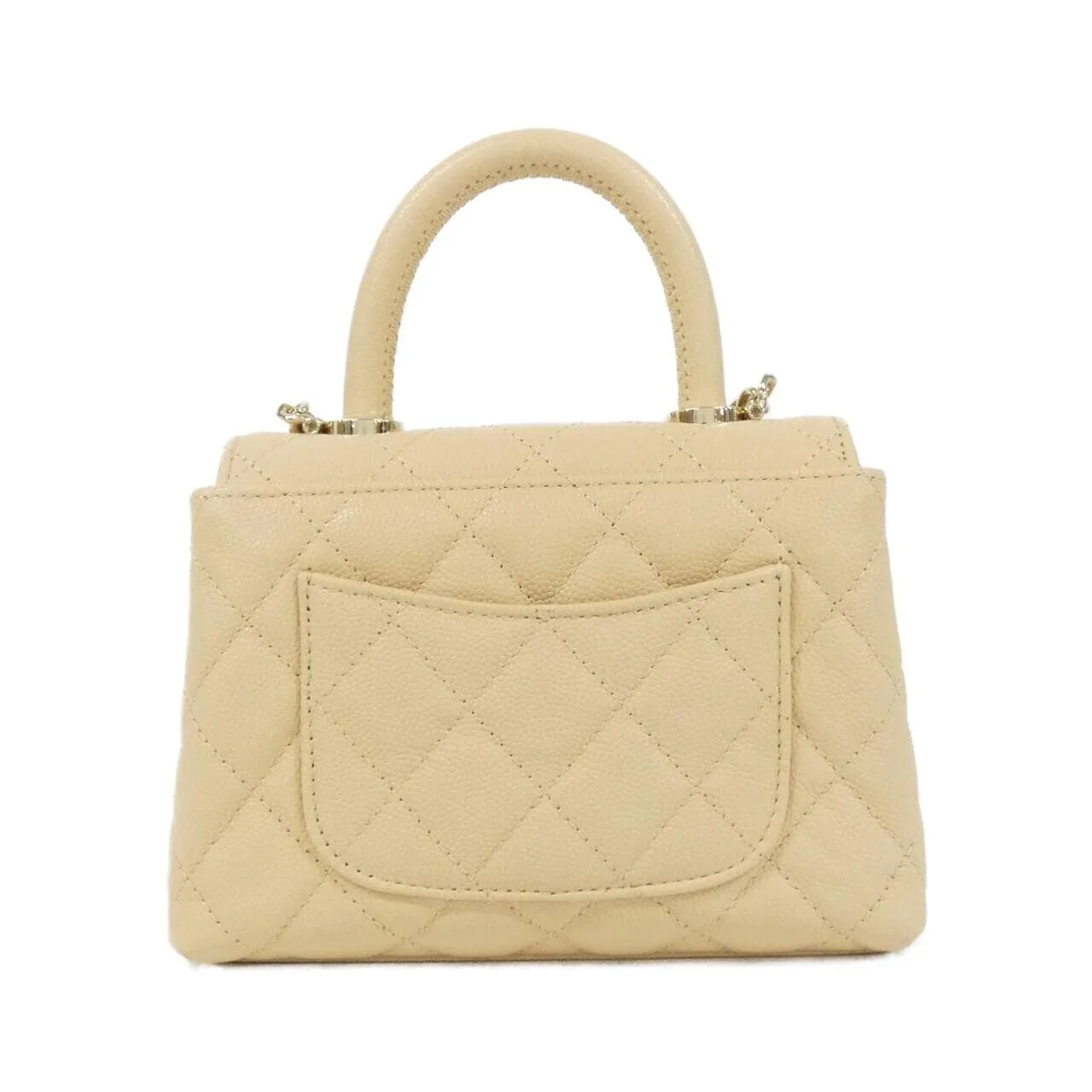 CHANEL AP4244 Wallet Grained Calfskin Beige Grained Calfskin Rank A - Thumbnail 2