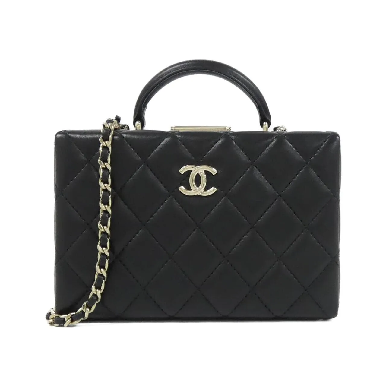 CHANEL AS5167 Handbag Lambskin Black