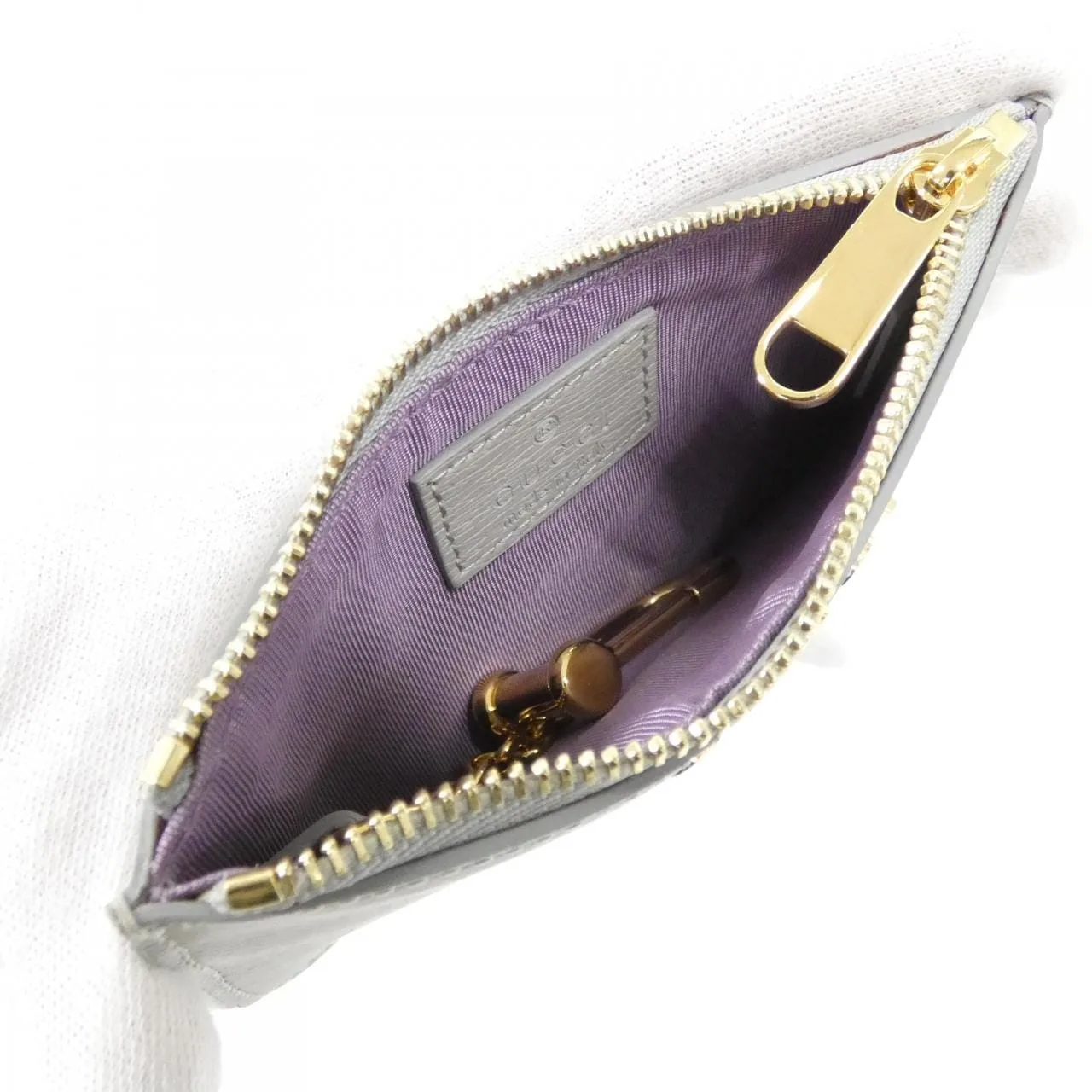 GUCCI 790102 0OP0N Coin Case Leather
