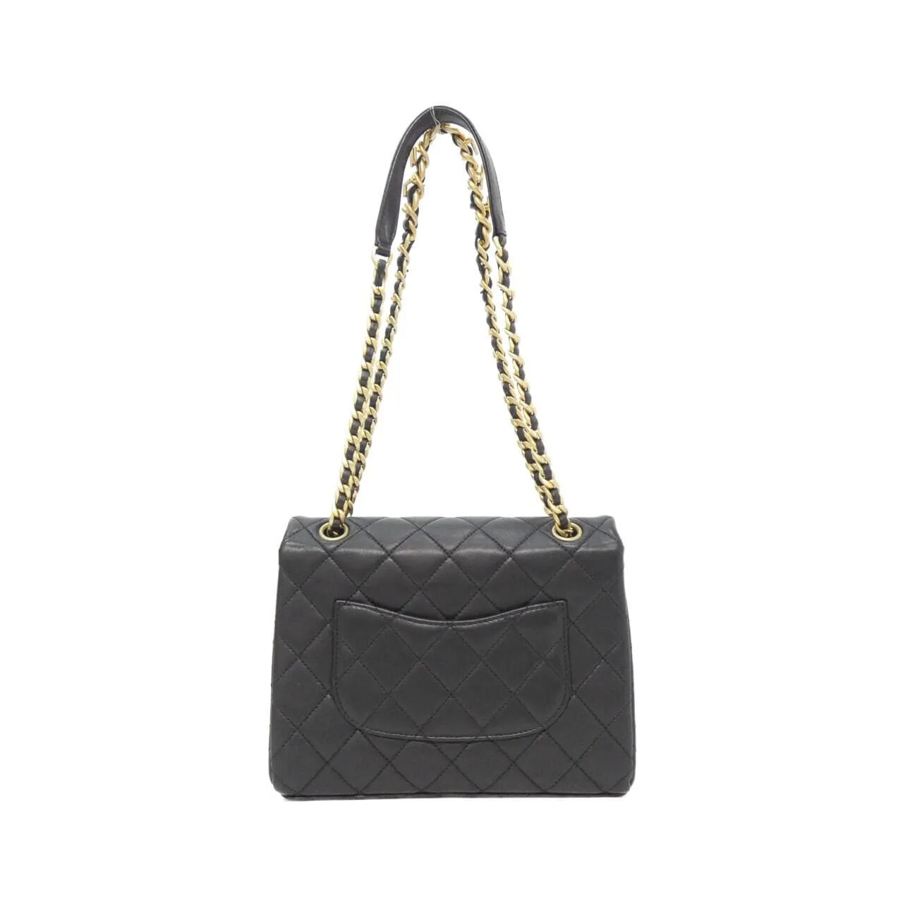 CHANEL Chanel 22 AS3885 Shoulder Lambskin Black Lambskin Rank A - Thumbnail 2