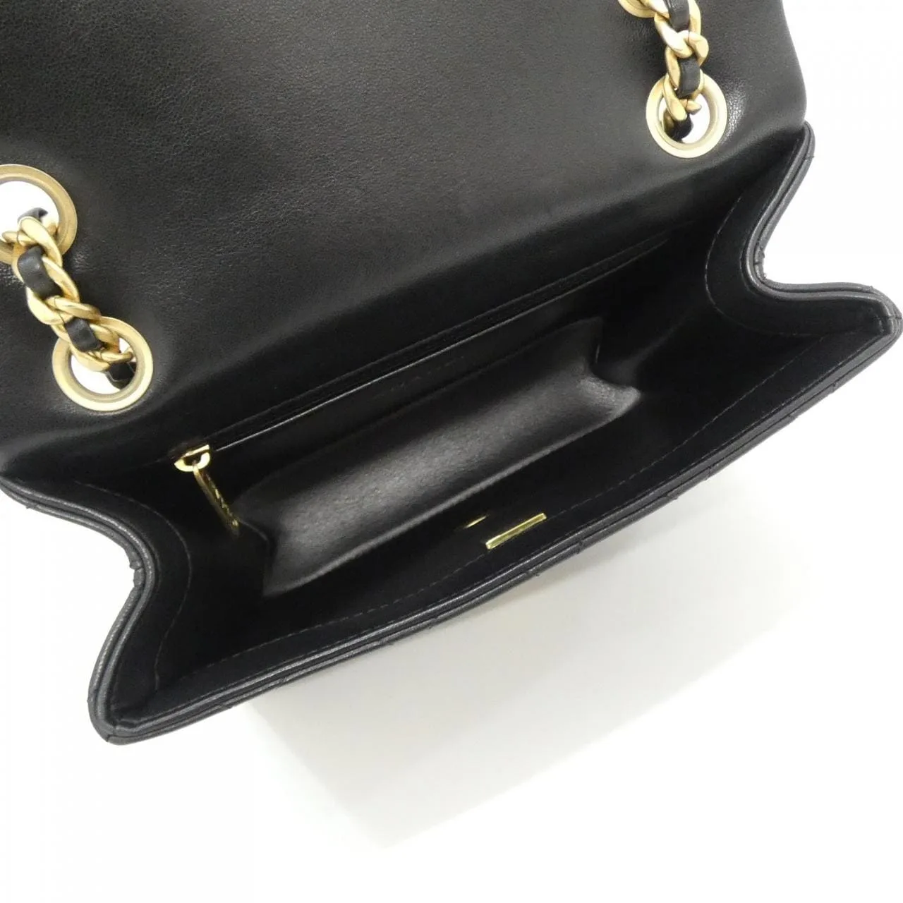 CHANEL Chanel 22 AS3885 Shoulder Lambskin Black Lambskin Rank A - Thumbnail 8