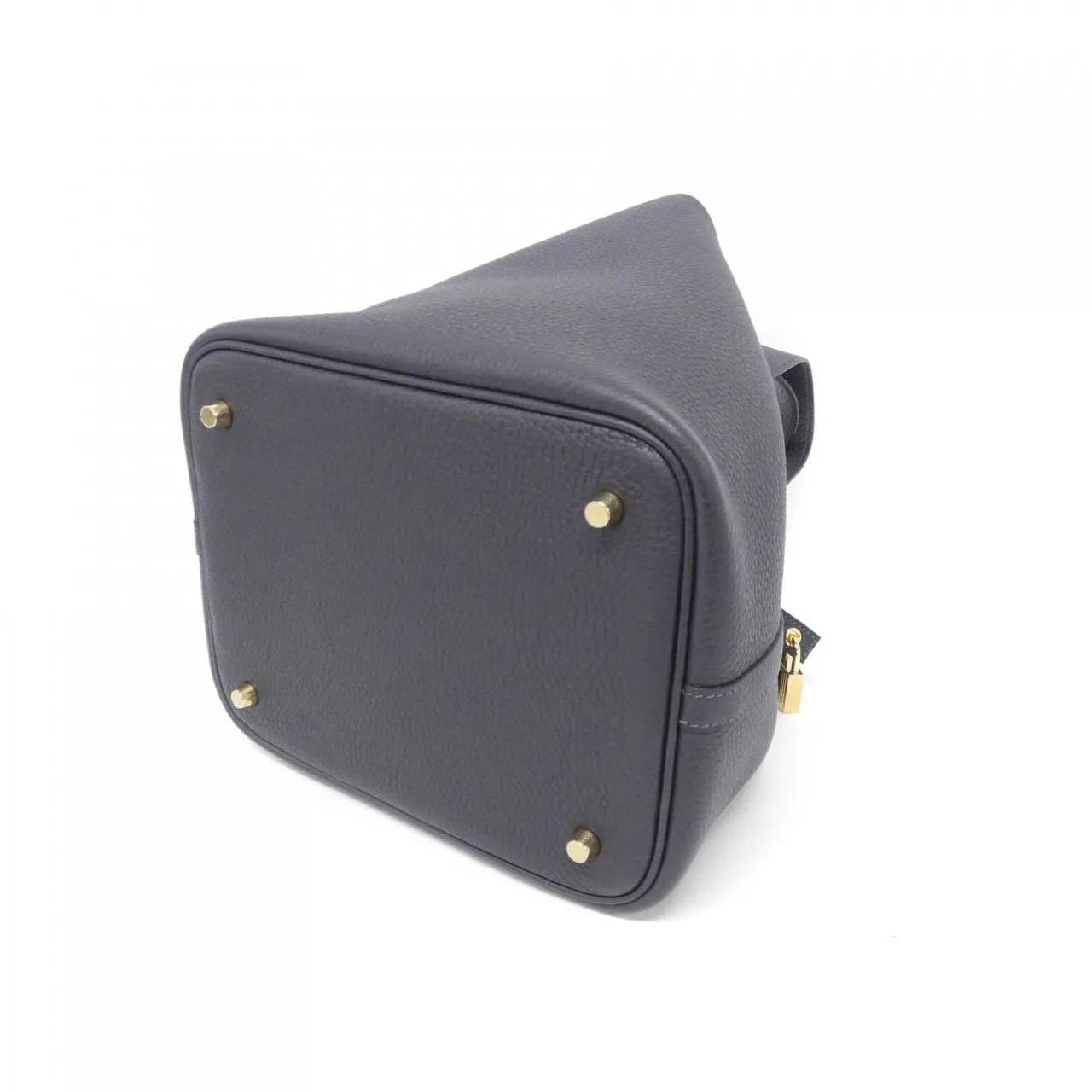 HERMES Picotin 060991CC Handbag Clemence Clemence Leather Unused - Thumbnail 2