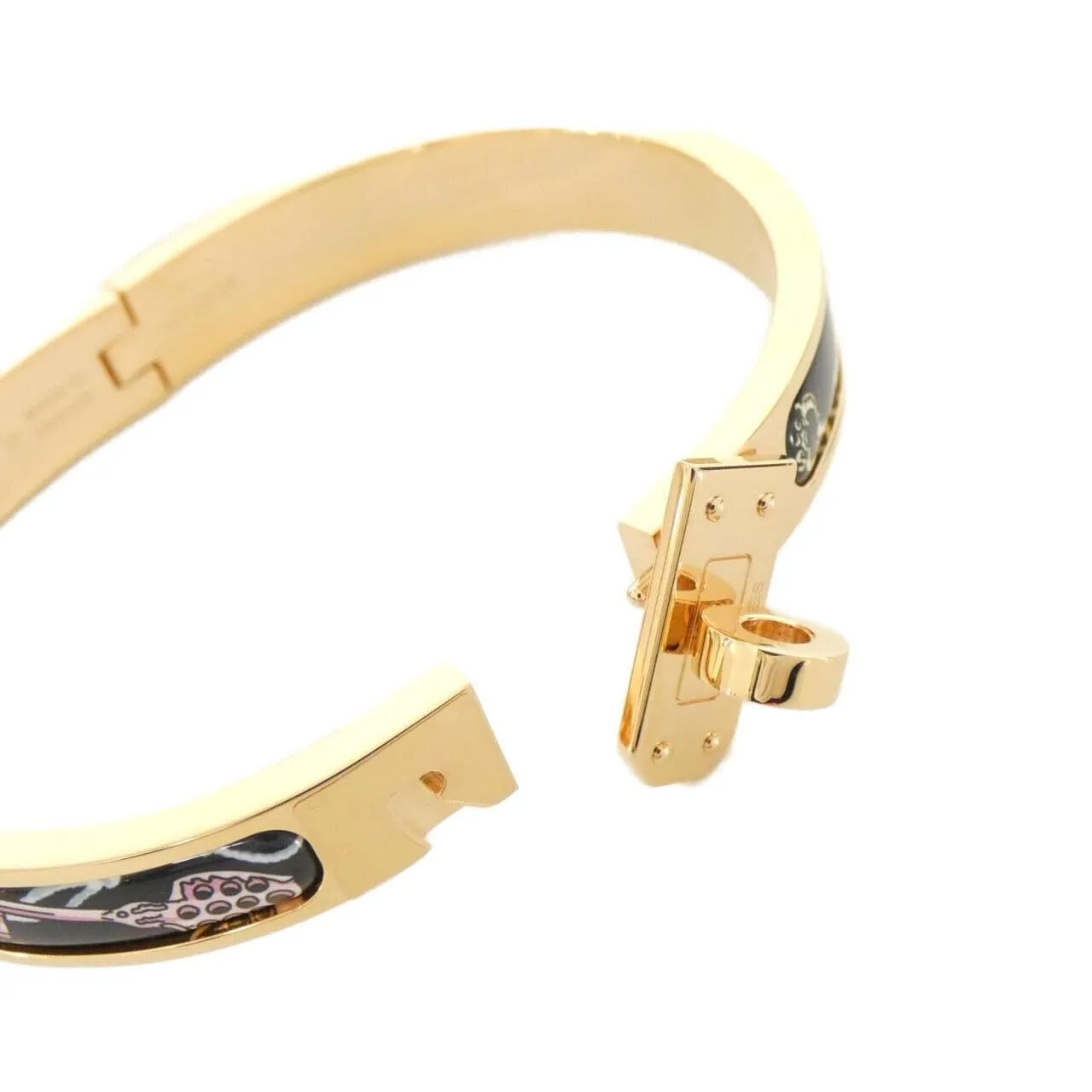 HERMES Kelly 205321FO accessories 黑色 中古品A - 縮圖 3