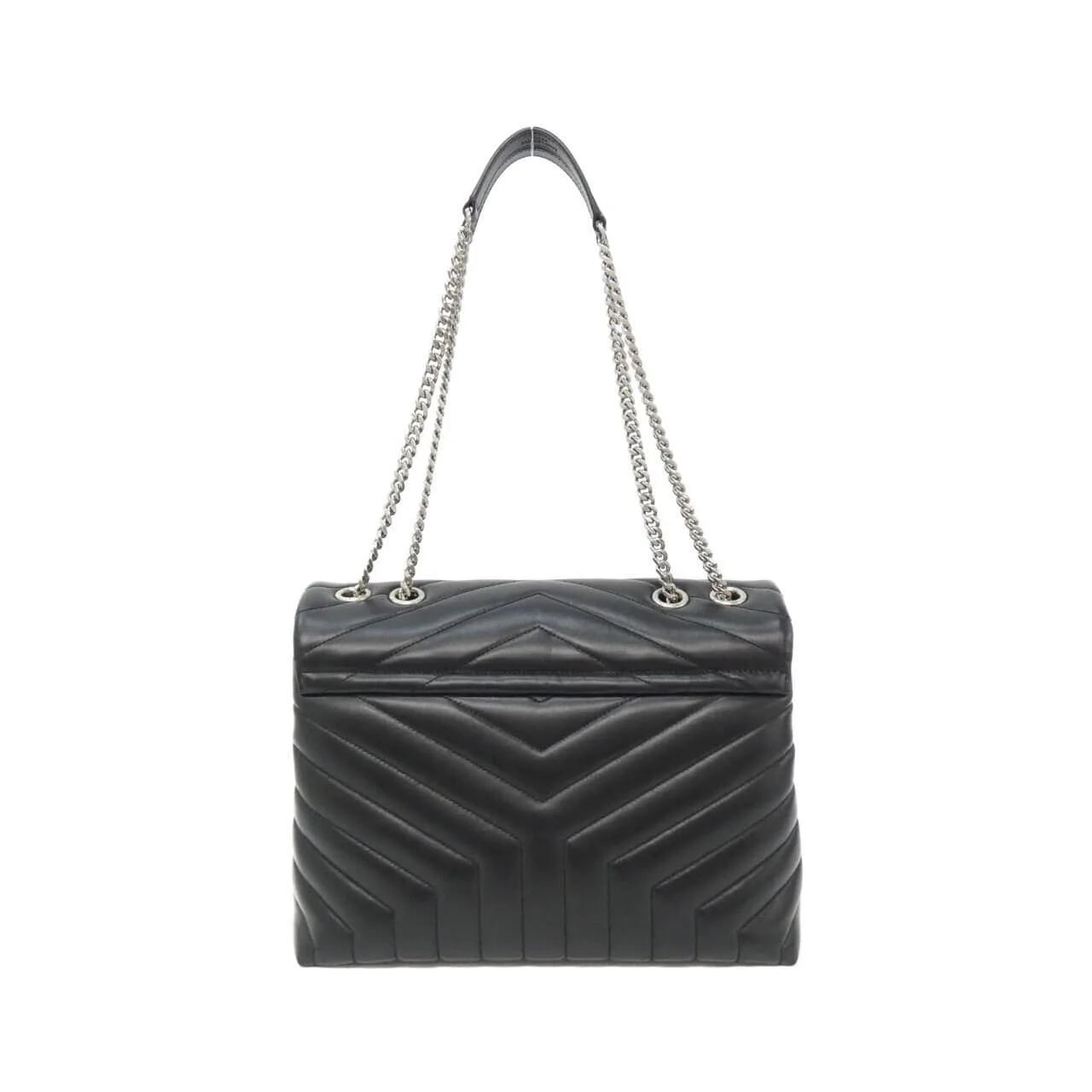 SAINT LAURENT Loulou 574946 DV726 Shoulder 黑色 中古品A - 縮圖 2