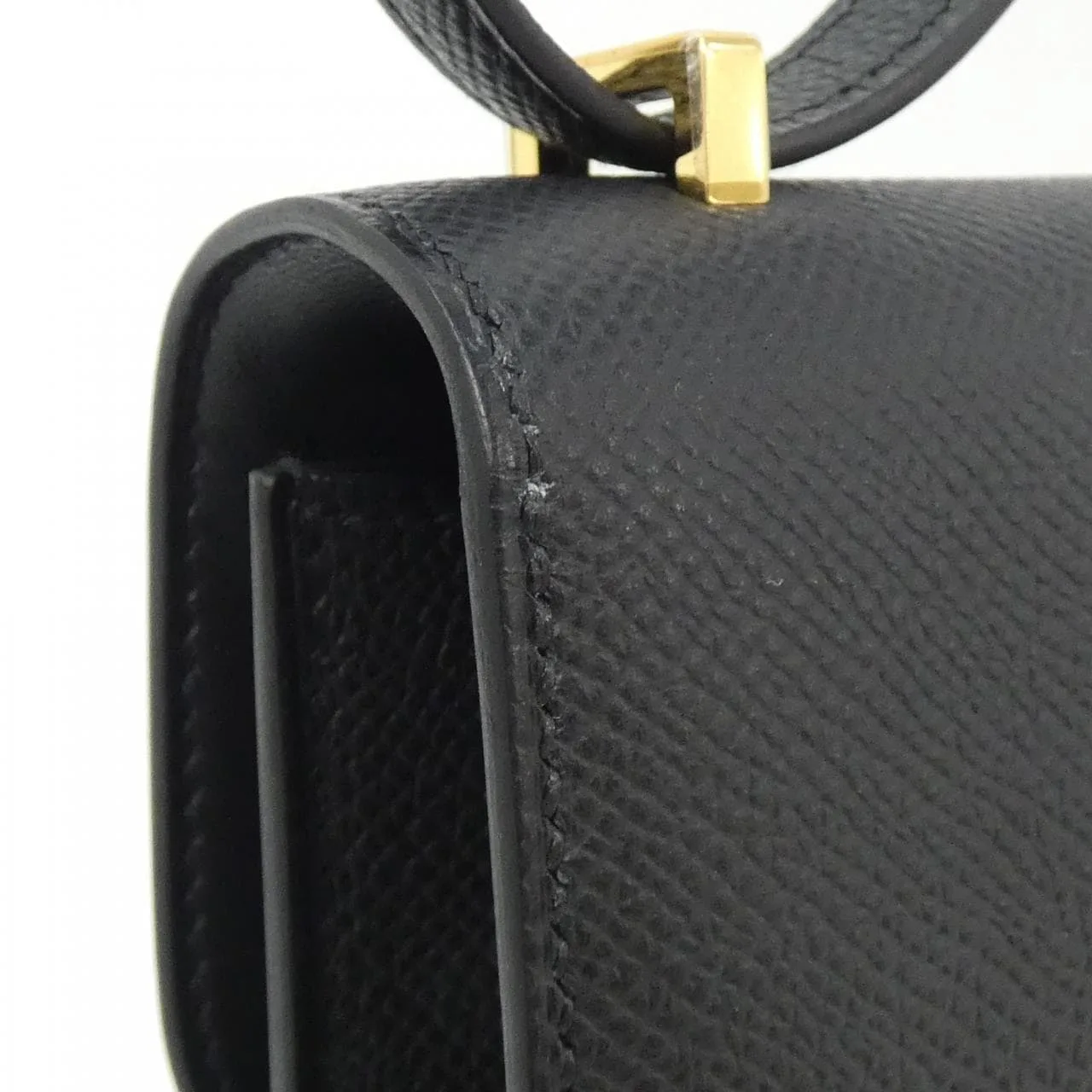 HERMES Constance 085425CC Shoulder Epsom Black Epsom Leather Rank A - Thumbnail 4