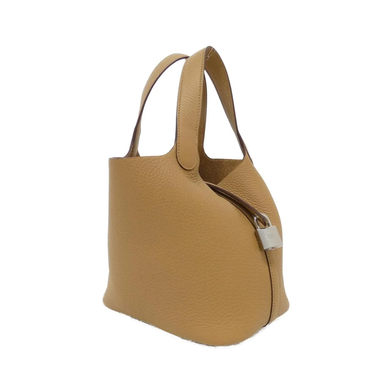 HERMES Picotin 056289CK Handbag Clemence