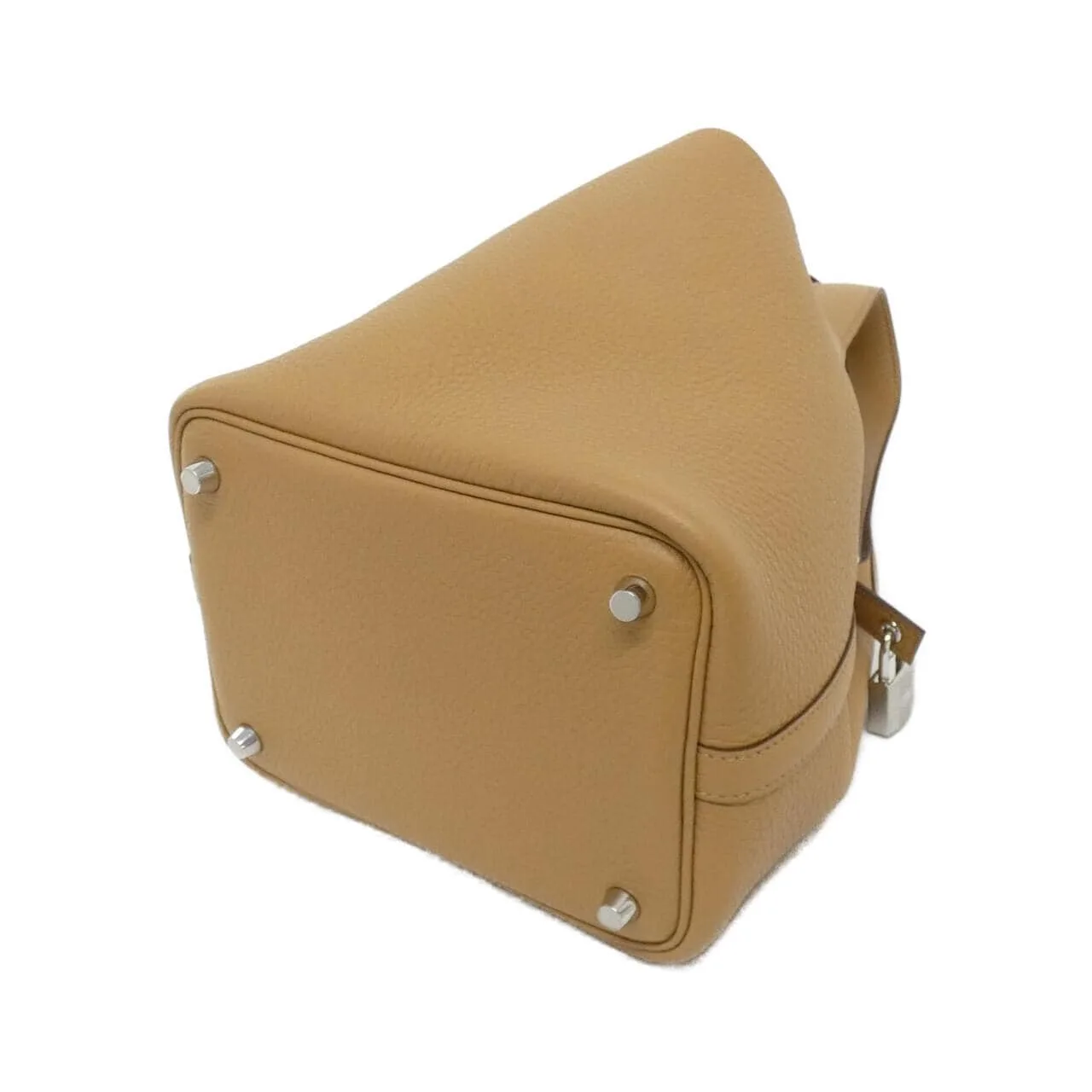 HERMES Picotin 056289CK Handbag Clemence Clemence Leather Unused - Thumbnail 2