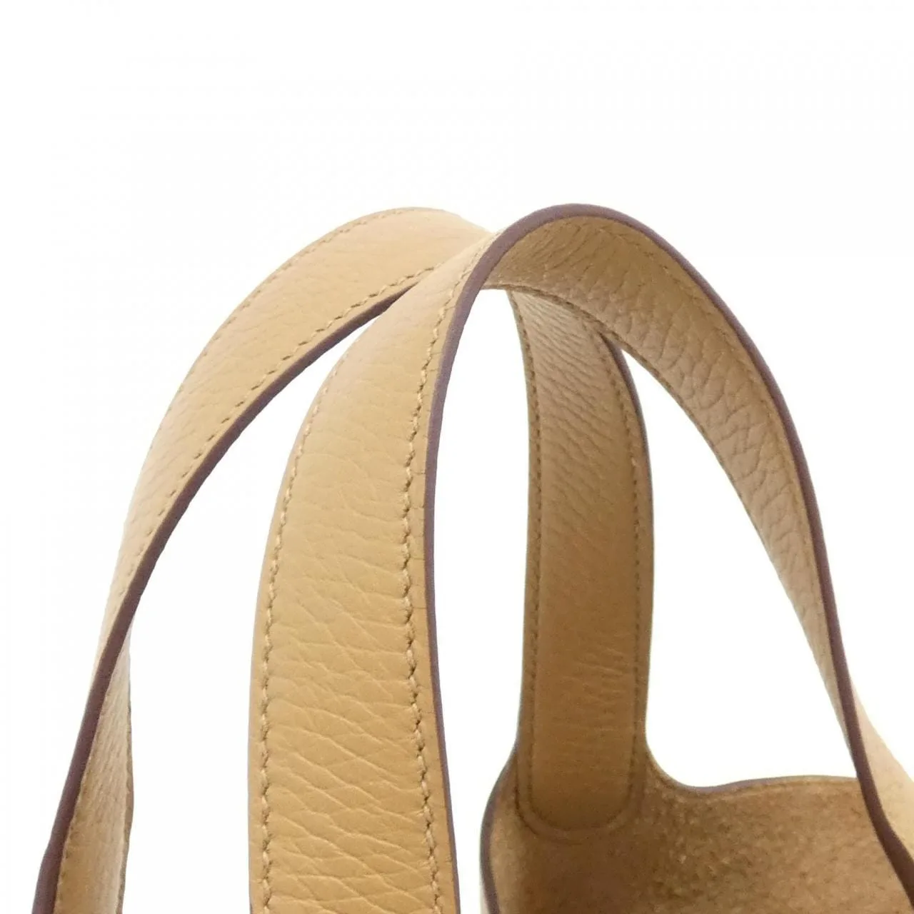 HERMES Picotin 056289CK Handbag Clemence Clemence Leather Unused - Thumbnail 4