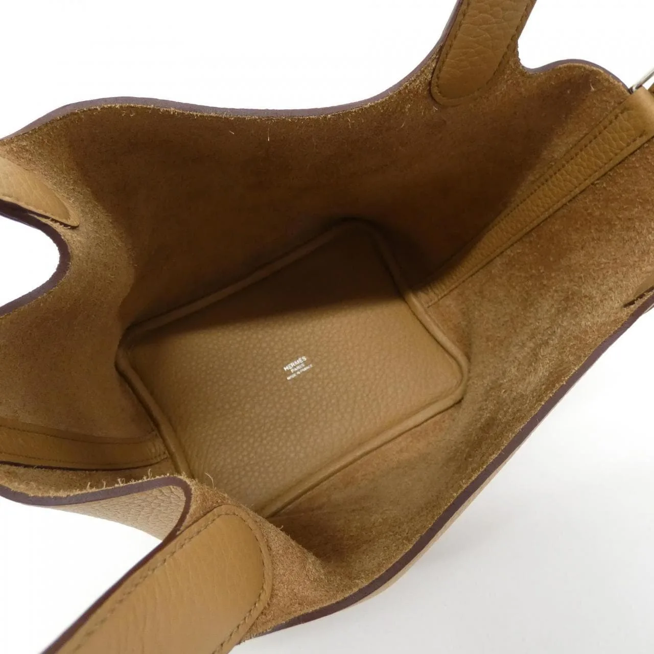 HERMES Picotin 056289CK Handbag Clemence Clemence Leather Unused - Thumbnail 5