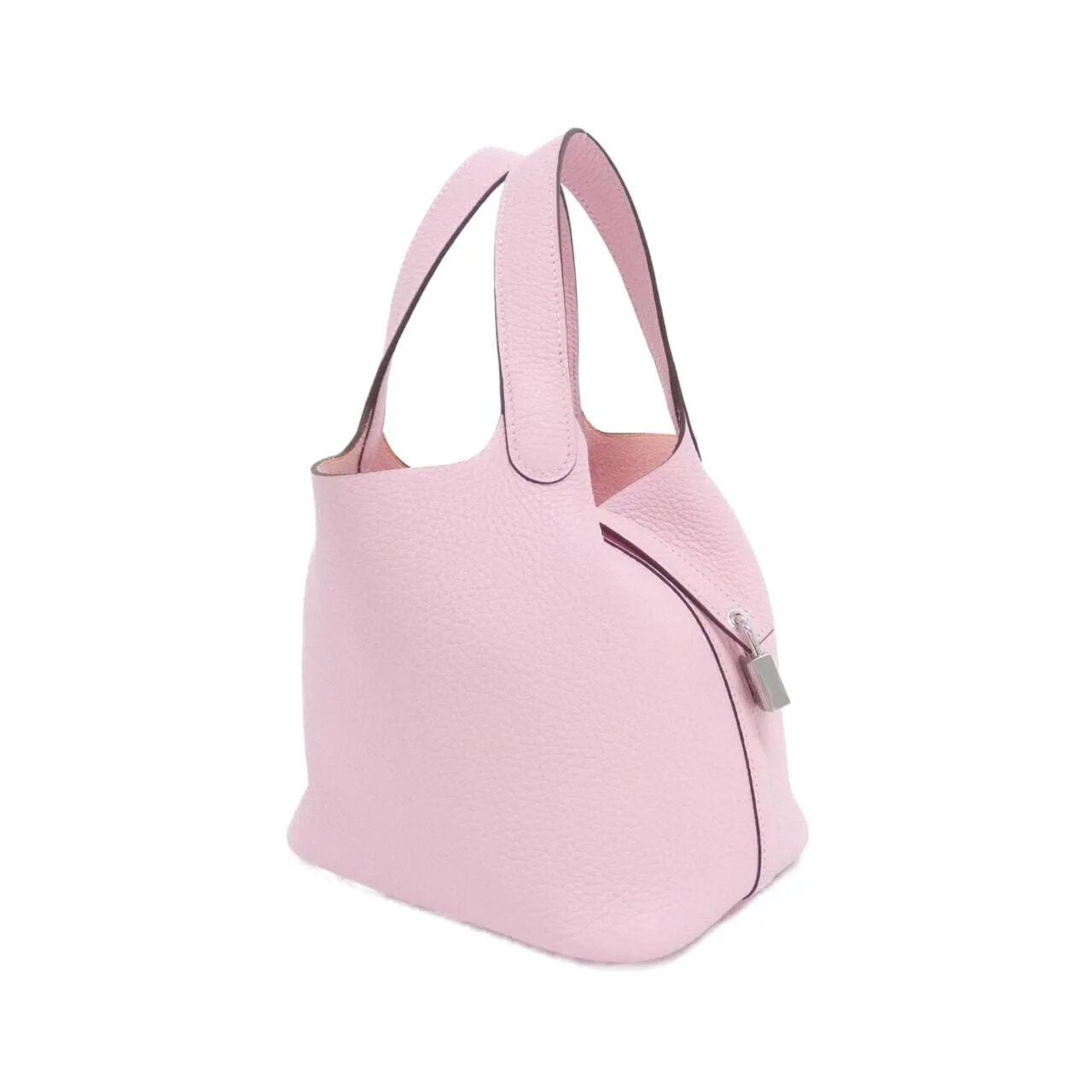 HERMES Picotin 056289CK Handbag Clemence Black