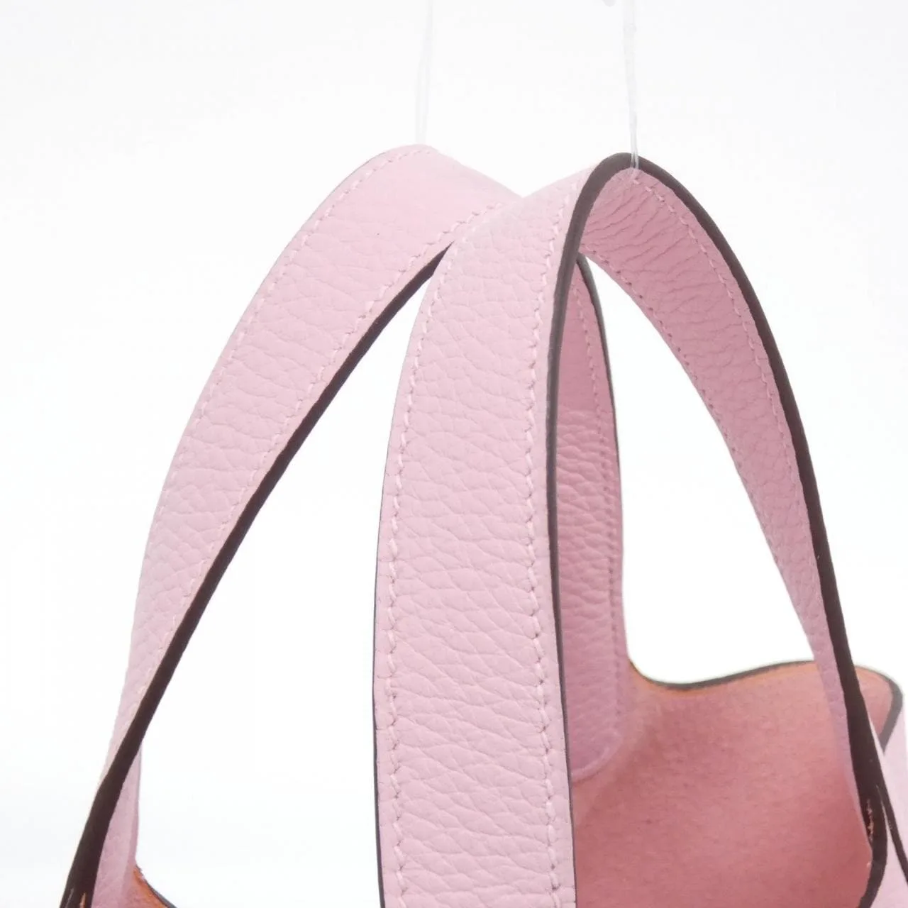 HERMES Picotin 056289CK Handbag Clemence Black Clemence Leather Rank A - Thumbnail 5