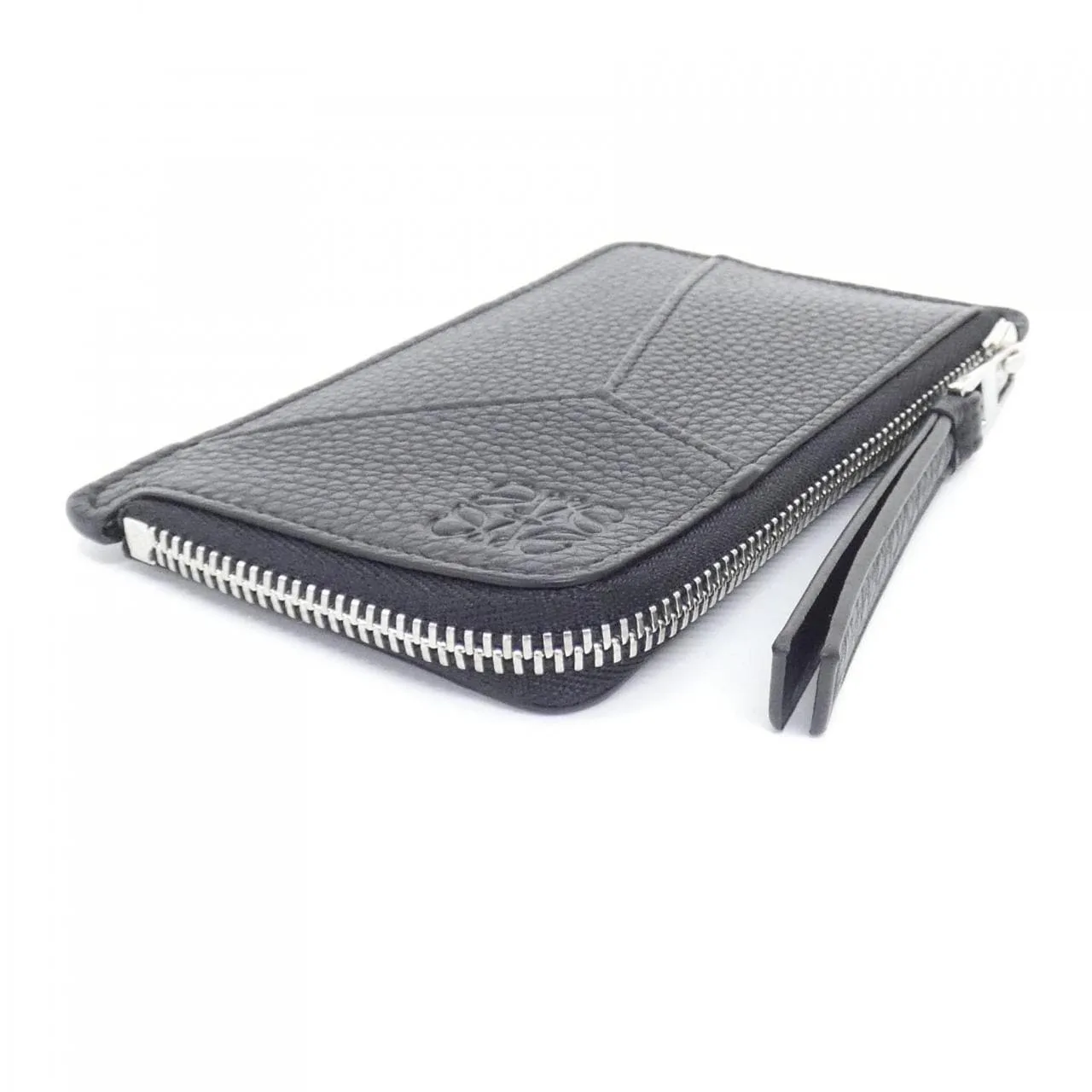 LOEWE Puzzle C510Z40X28 散紙包 黑色 中古品A - 縮圖 3