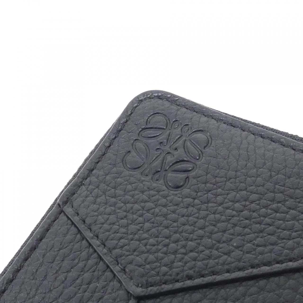 LOEWE Puzzle C510Z40X28 散紙包 黑色 中古品A - 縮圖 4