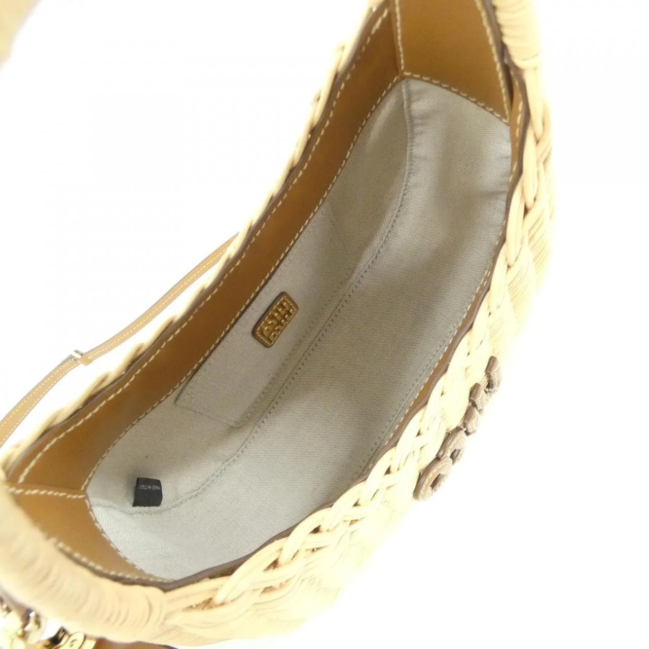 MIU MIU 5BC125 手提包 黑色 中古品A - 縮圖 10