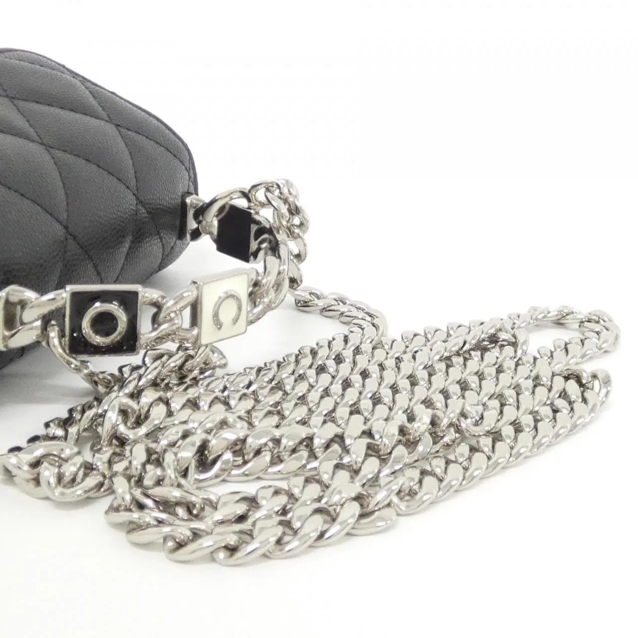 CHANEL Timeless Classic AP2758 Handbag Grained Calfskin 黑色 荔枝紋牛皮 中古品A - 縮圖 6