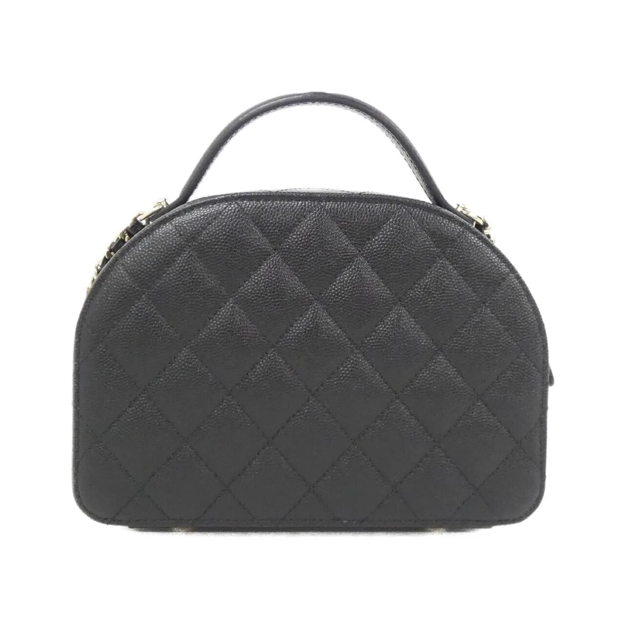 CHANEL AP4438 Handbag Grained Calfskin 黑色 荔枝紋牛皮 中古品A - 縮圖 2