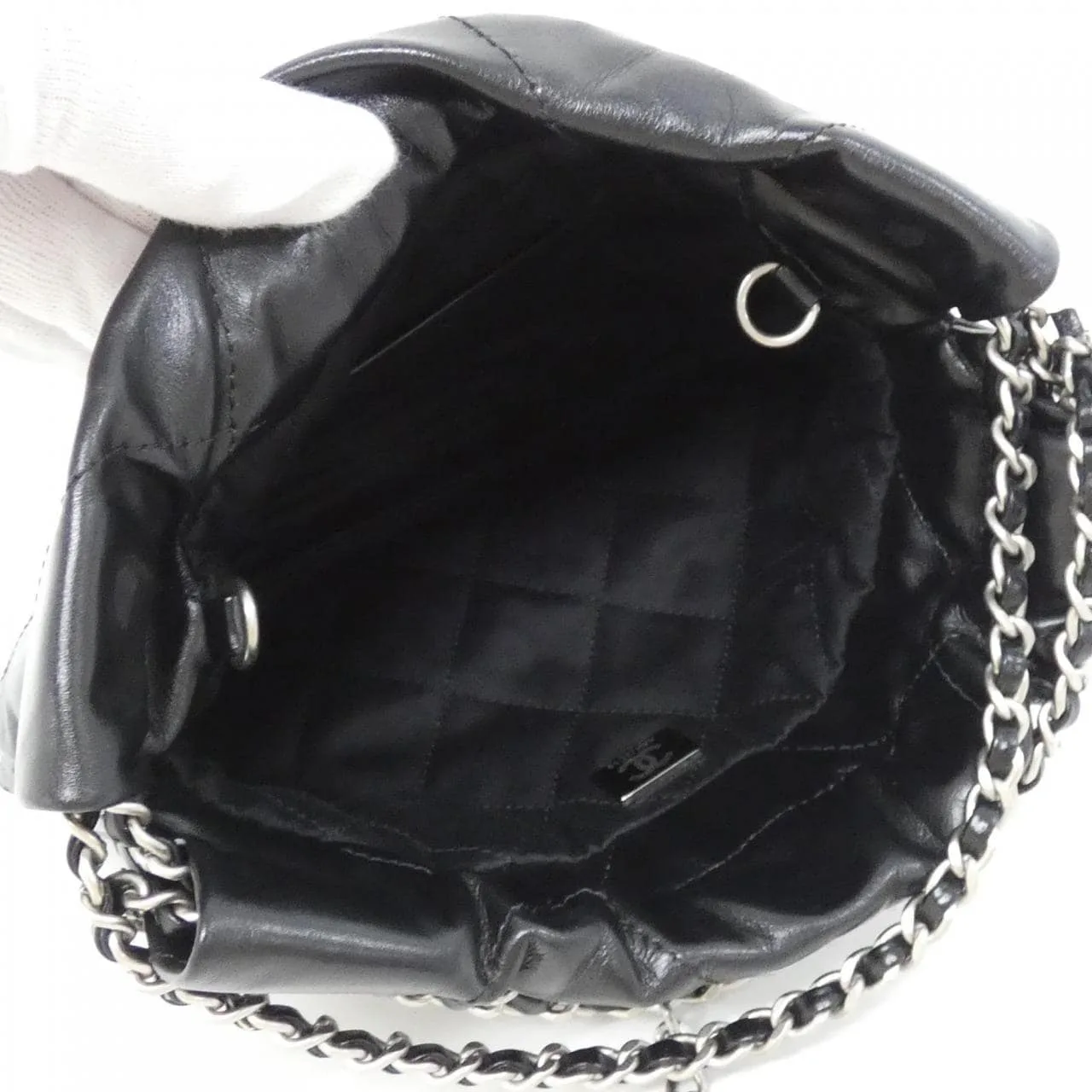 CHANEL Chanel 22 AS3980 Handbag Black Rank A - Thumbnail 7