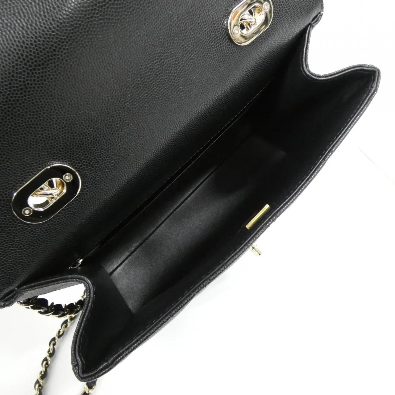 CHANEL AS4712 Handbag Grained Calfskin Black Grained Calfskin Rank A - Thumbnail 6