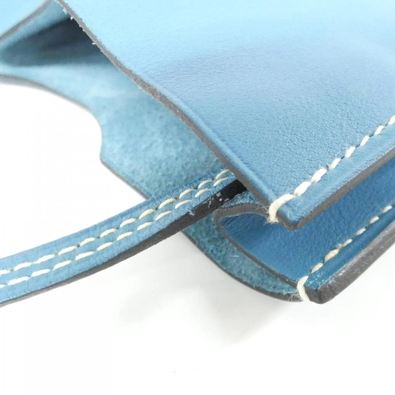 HERMES 050154CA Shoulder Swift Blue Swift Leather Rank A - Thumbnail 5