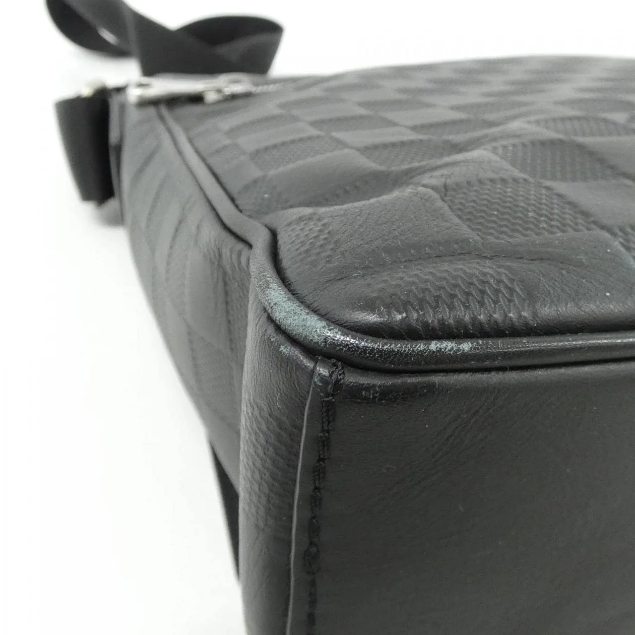 LOUIS VUITTON District N41038 肩背包 Damier 黑色 Damier 中古品A - 縮圖 4