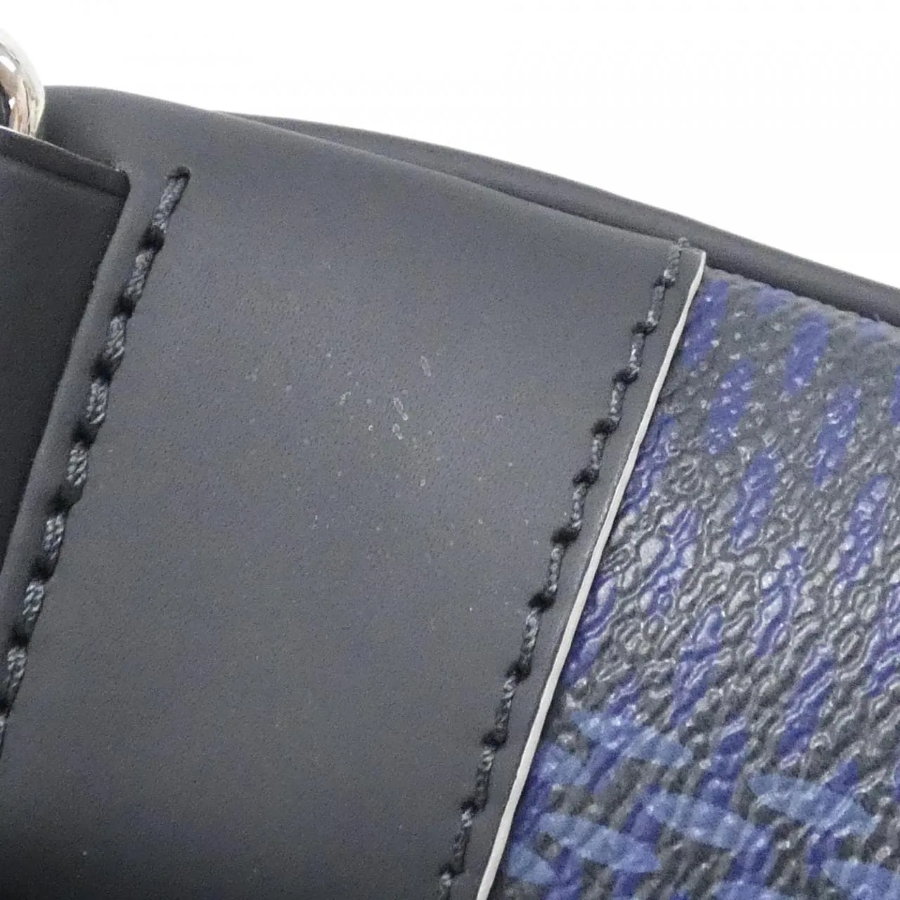 LOUIS VUITTON District N44002 肩背包 Damier 黑色 Damier 中古品A - 縮圖 6