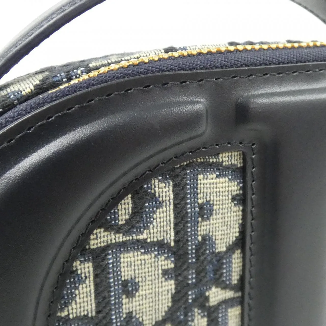 DIOR S2201UTZQ 手提包 帆布 黑色 帆布 中古品A - 縮圖 4