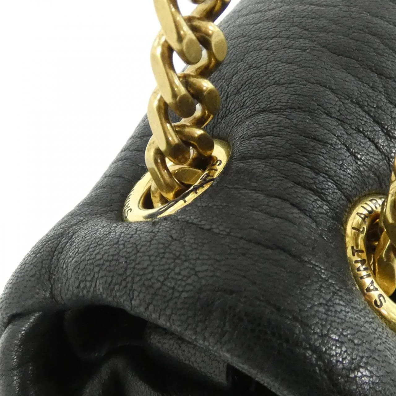 SAINT LAURENT 734153 AACQO Shoulder Lambskin