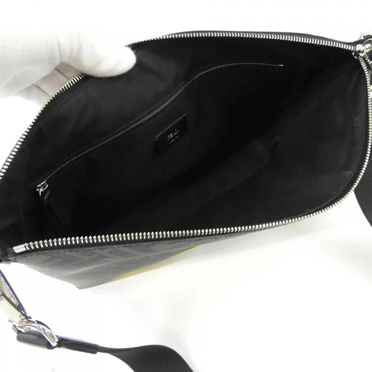 FENDI Baguette 7VA470 A9XS Shoulder Canvas