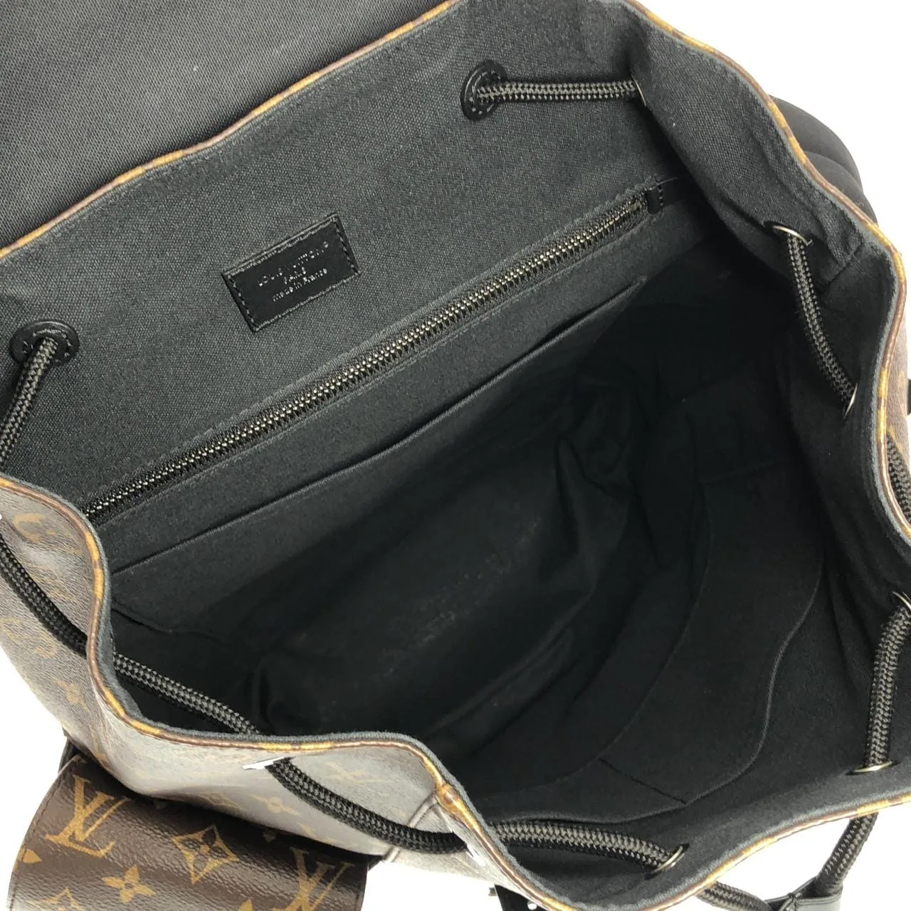 LOUIS VUITTON Christopher M43735 背包 Monogram 黑色 Monogram 中古品A - 縮圖 9