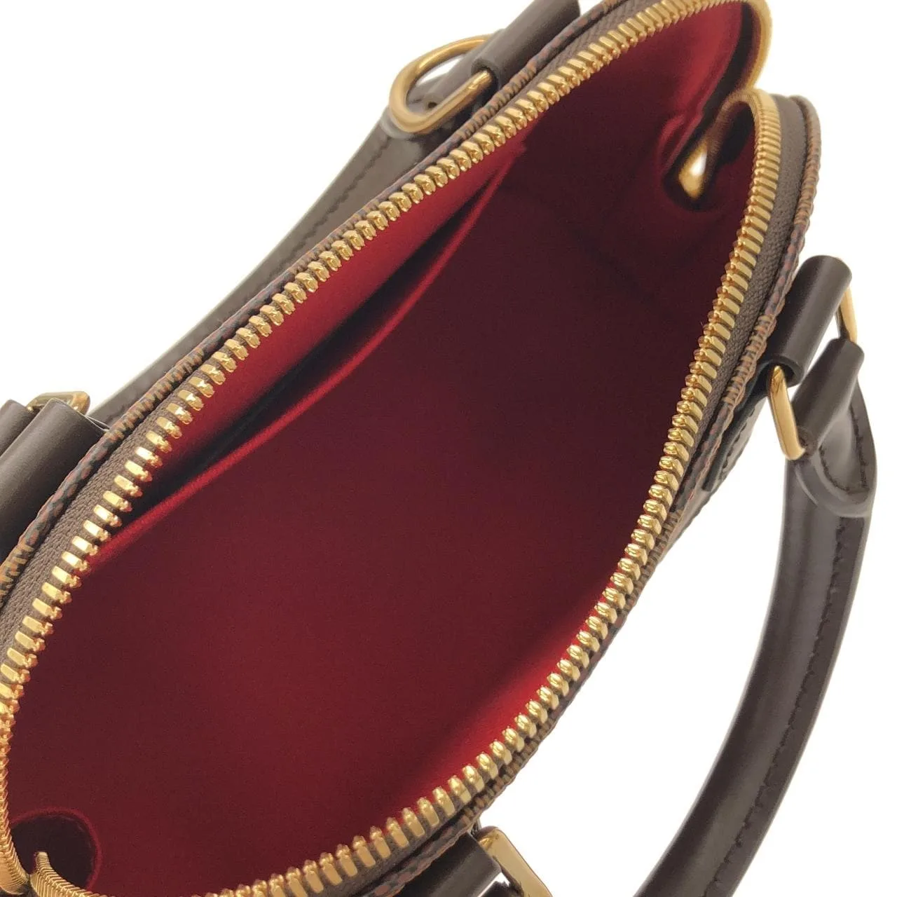 LOUIS VUITTON Alma N40606 Handbag Damier 黑色 Damier 中古品A - 縮圖 5