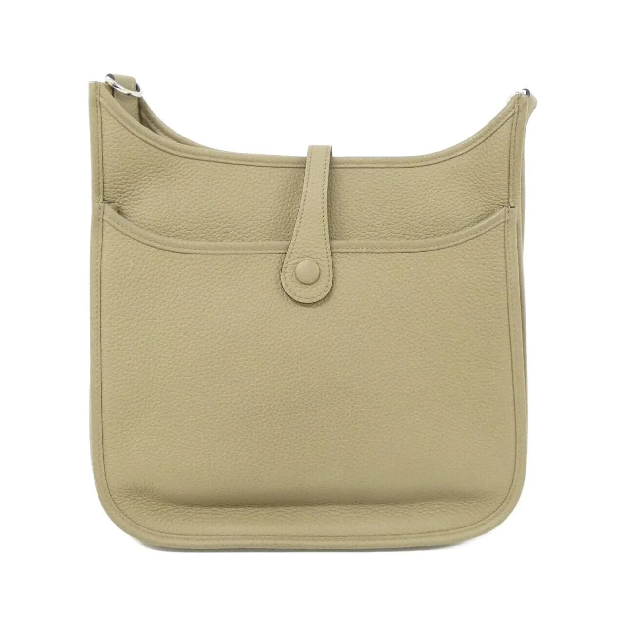 HERMES Evelyne 056277CK Shoulder Clemence Beige Clemence Leather Rank A - Thumbnail 2