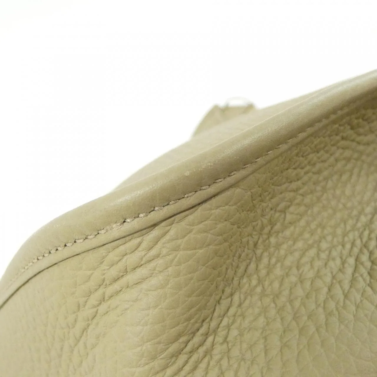 HERMES Evelyne 056277CK Shoulder Clemence Beige Clemence Leather Rank A - Thumbnail 4
