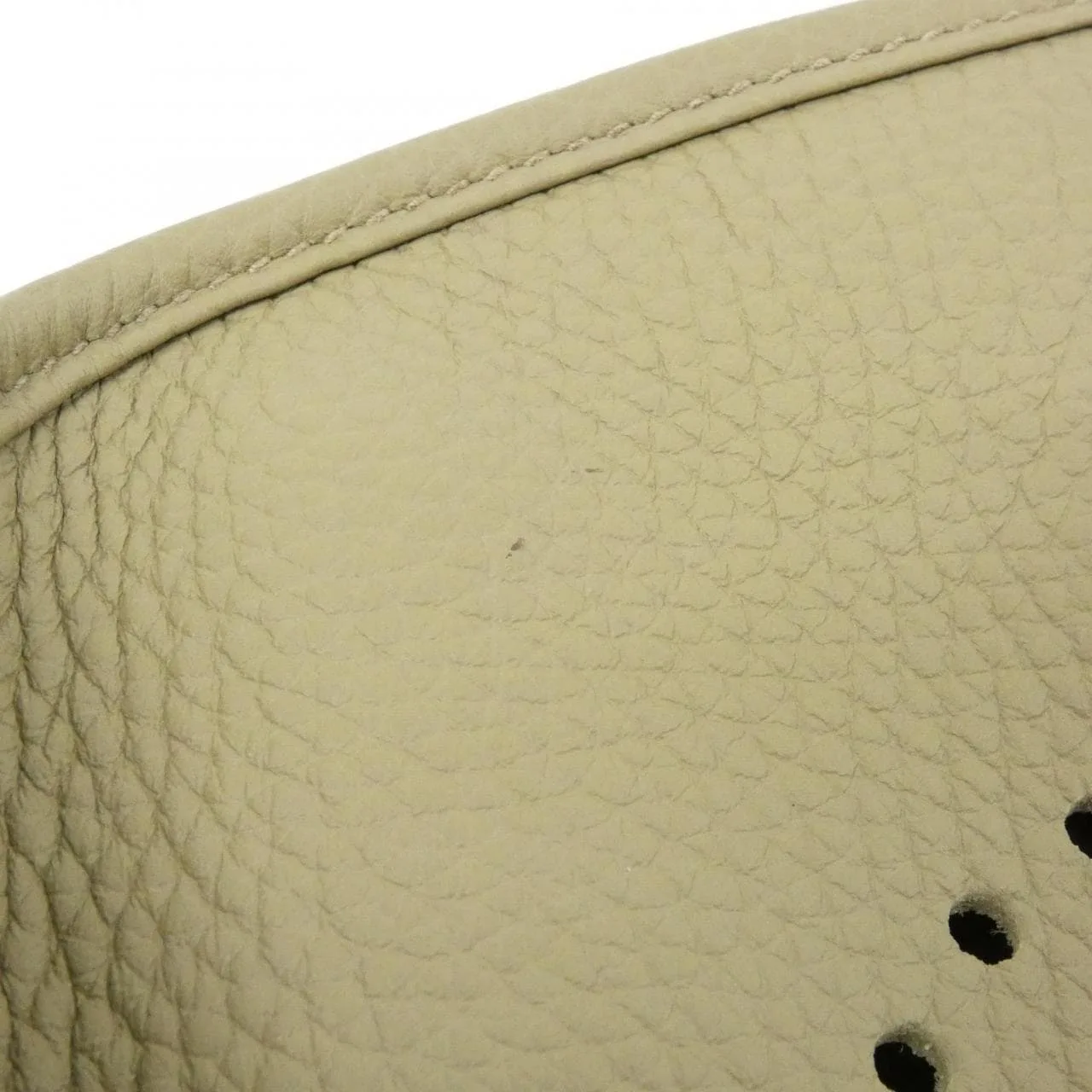 HERMES Evelyne 056277CK Shoulder Clemence Beige Clemence Leather Rank A - Thumbnail 5