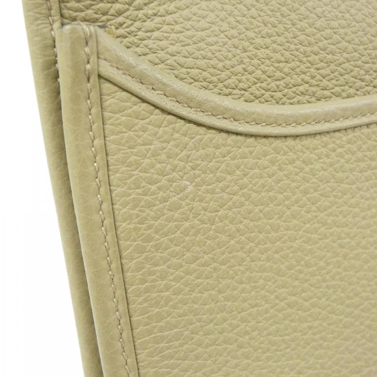 HERMES Evelyne 056277CK Shoulder Clemence Beige Clemence Leather Rank A - Thumbnail 6