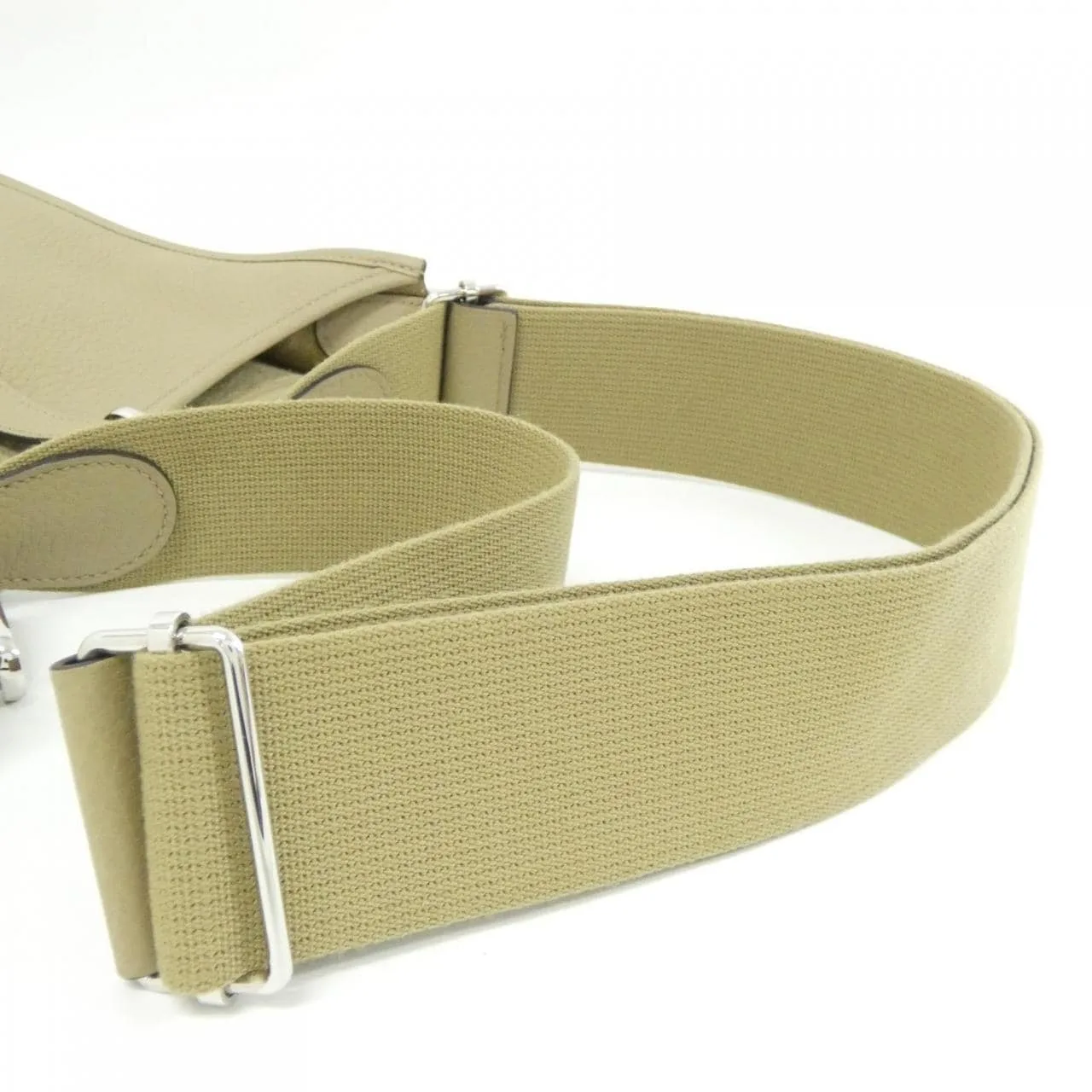 HERMES Evelyne 056277CK Shoulder Clemence Beige Clemence Leather Rank A - Thumbnail 7