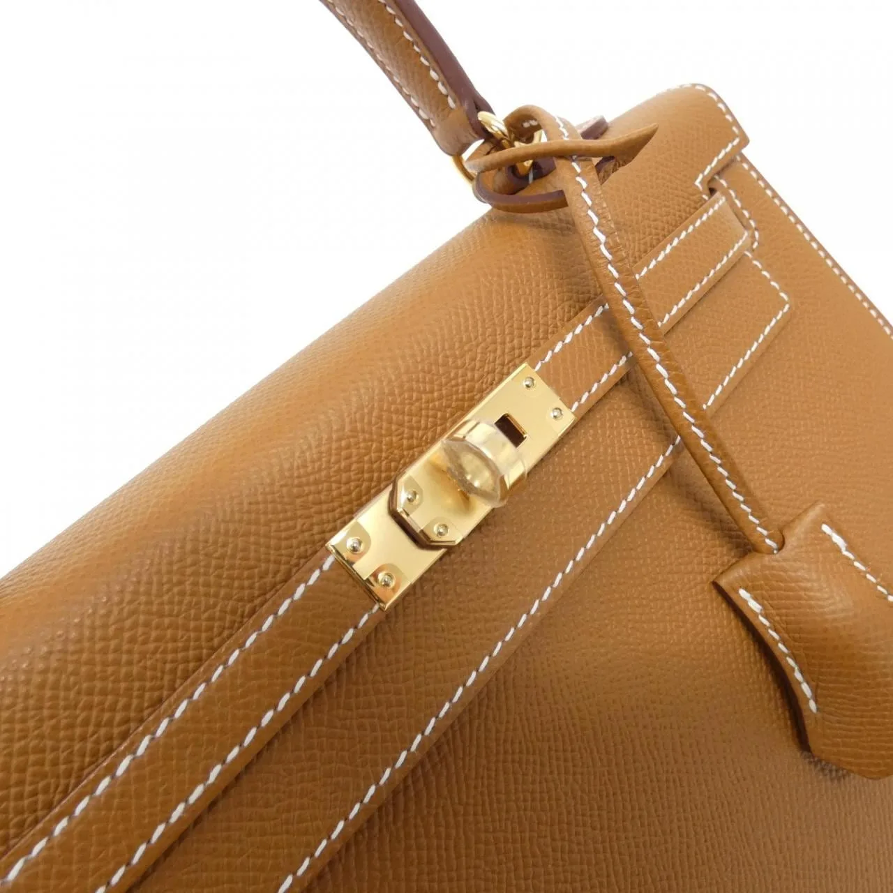 HERMES Kelly 038416CC Handbag Epsom Gold Epsom Leather Unused - Thumbnail 5