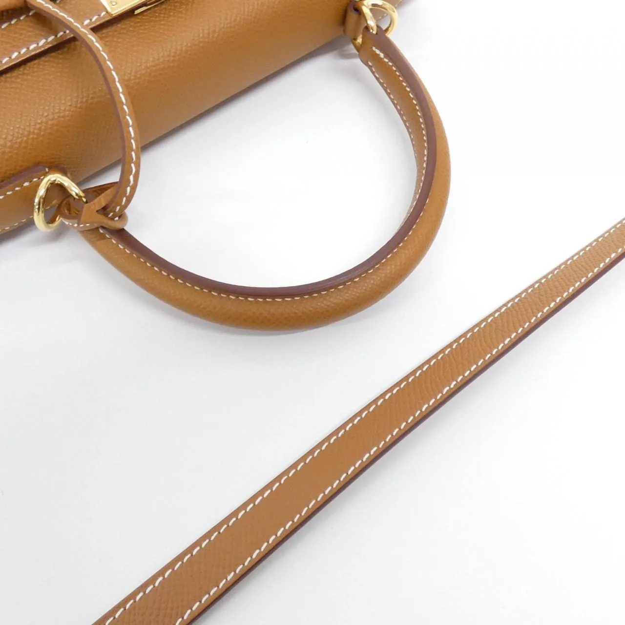 HERMES Kelly 038416CC Handbag Epsom Gold Epsom Leather Unused - Thumbnail 6