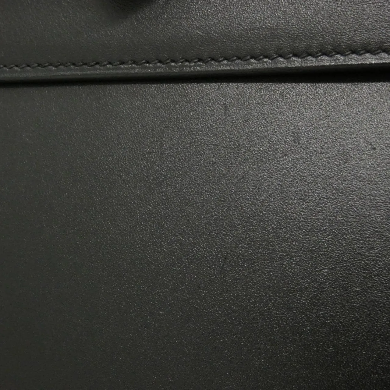 HERMES Kelly 020069CK Handbag Box Calf Black Box Calf Leather Rank A - Thumbnail 6