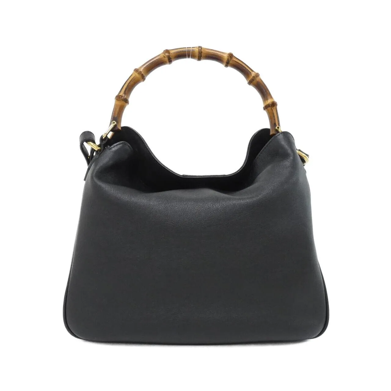 GUCCI 746124 UAAAY Shoulder Leather 黑色 皮革 中古品A - 縮圖 2