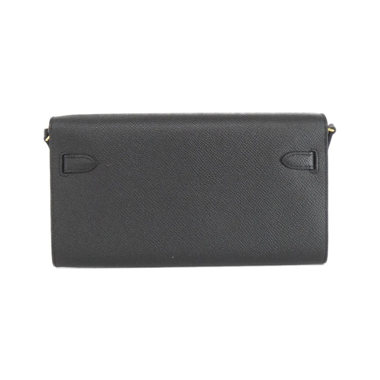 HERMES Kelly 080253CC Wallet Epsom 黑色 Epsom 皮 中古品A - 縮圖 2
