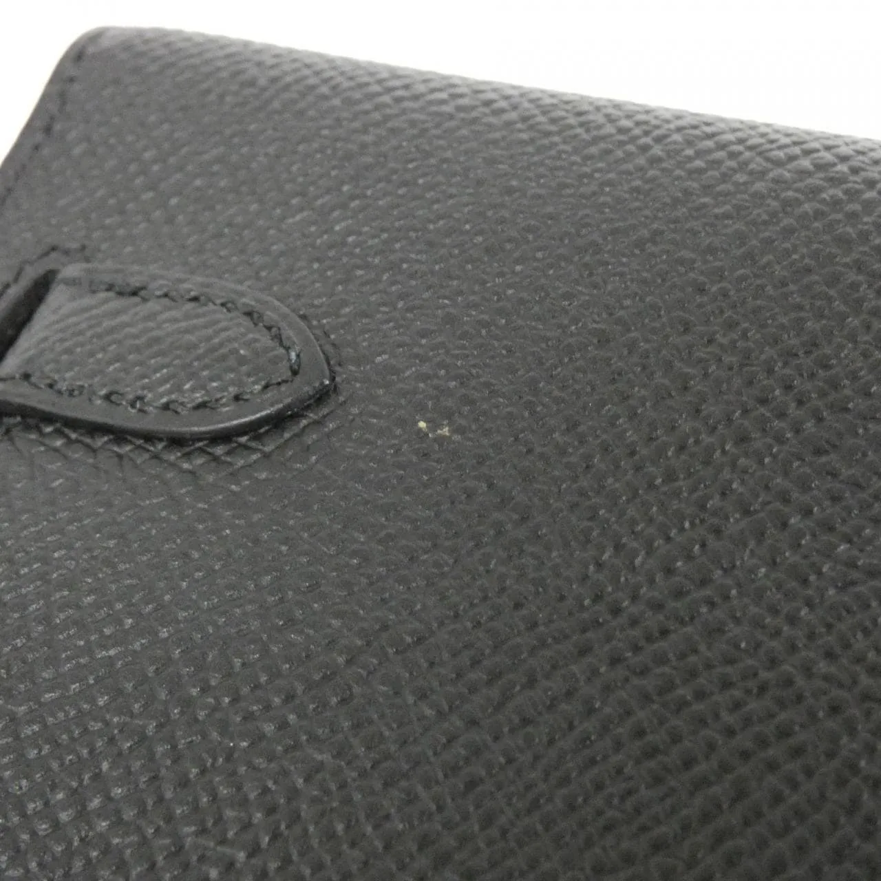 HERMES Kelly 080253CC Wallet Epsom 黑色 Epsom 皮 中古品A - 縮圖 6
