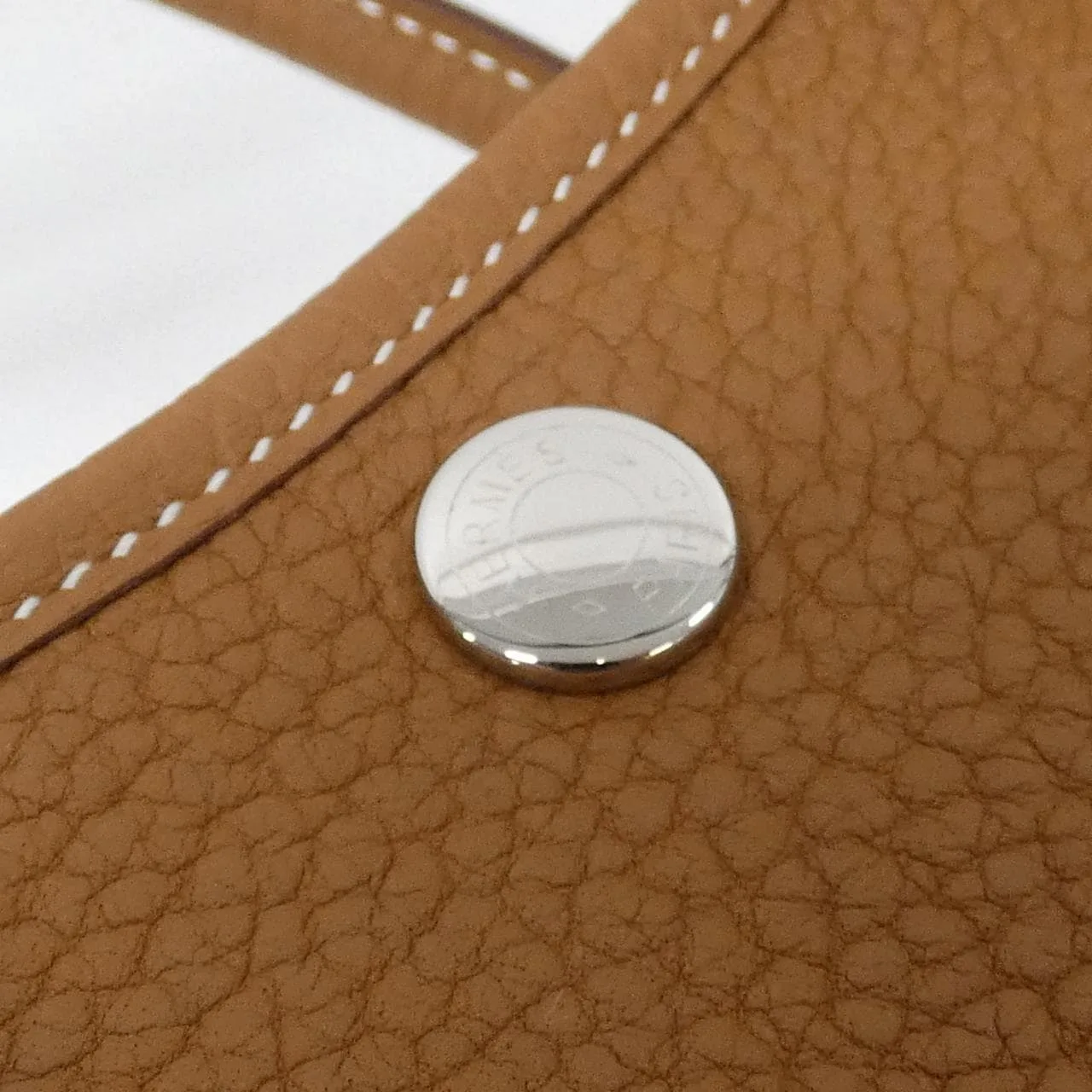 HERMES Garden Party 051568CK Tote Gold Rank A - Thumbnail 3