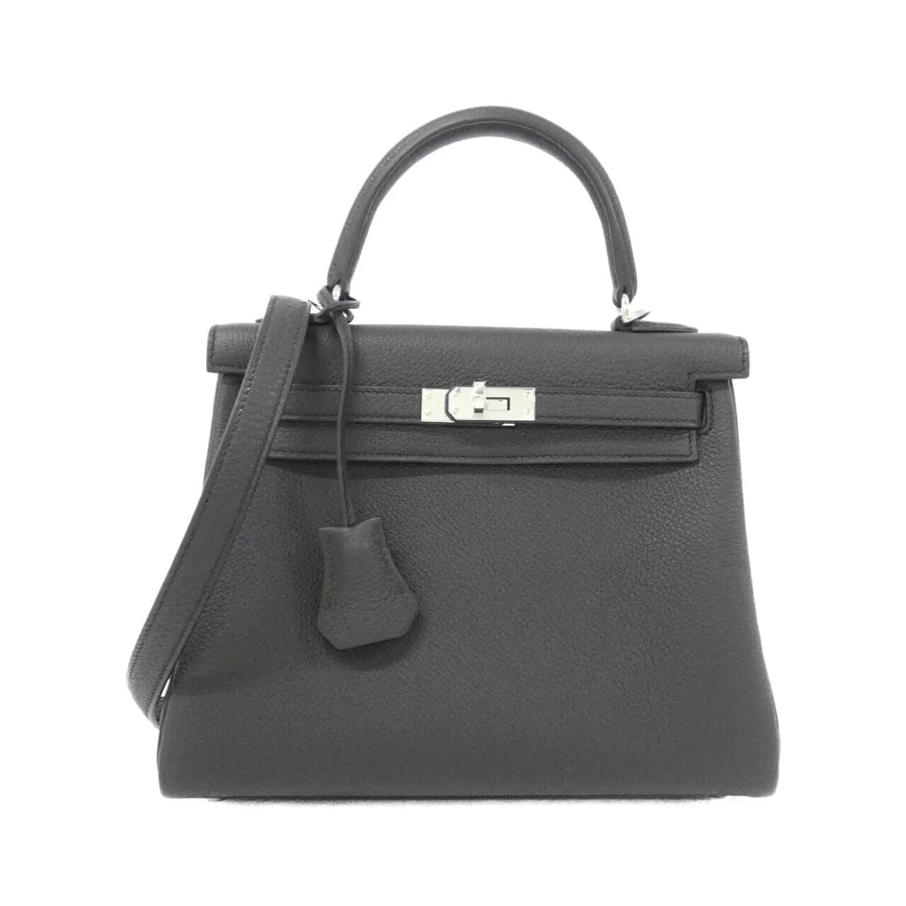 HERMES Kelly 044624CK Handbag Togo Black
