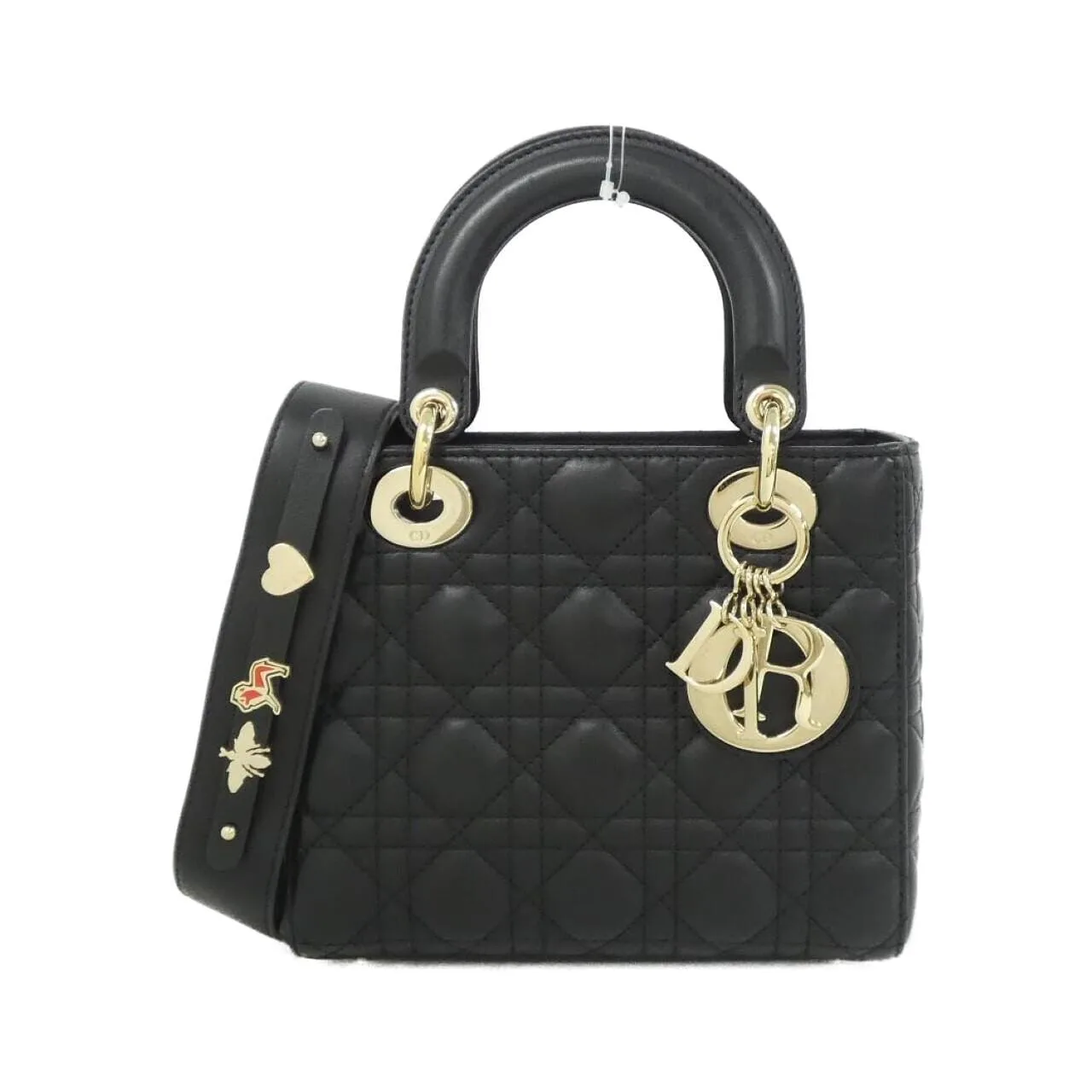 DIOR Lady Dior M0538OCAL Handbag Lambskin Black