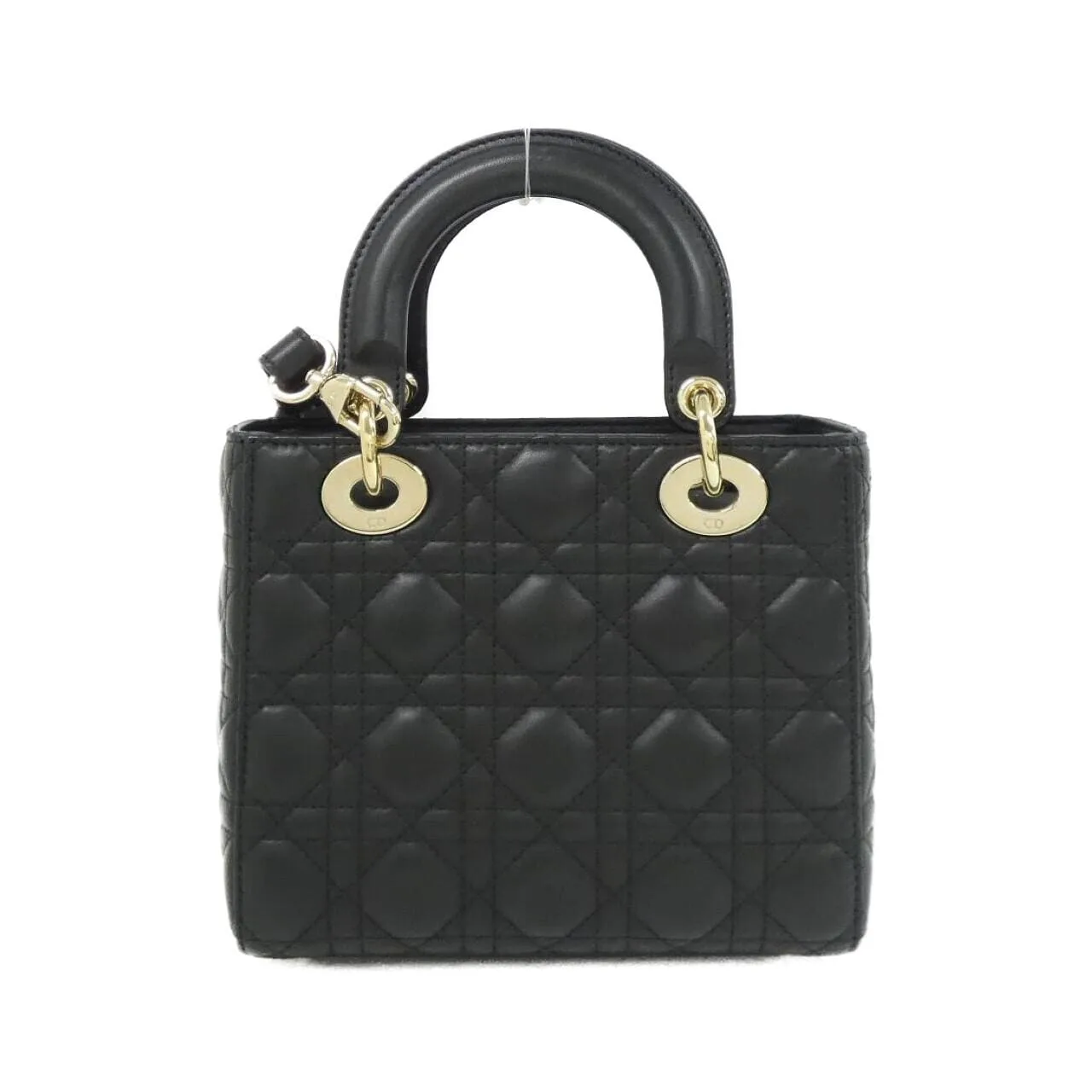 DIOR Lady Dior M0538OCAL Handbag Lambskin 黑色 羊皮 中古品A - 縮圖 2