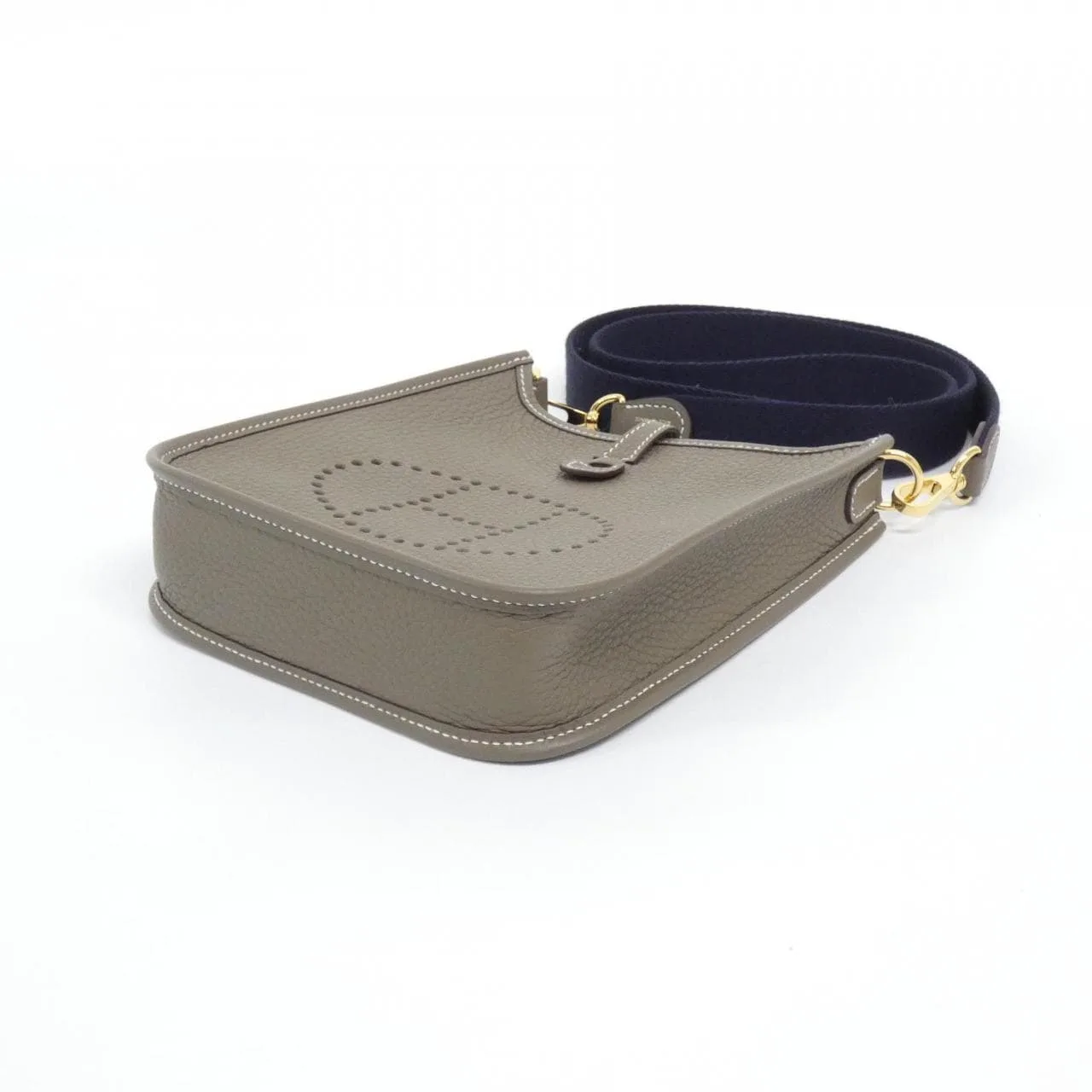 HERMES Evelyne 069426CC Shoulder Clemence Etoupe Clemence Leather Unused - Thumbnail 3