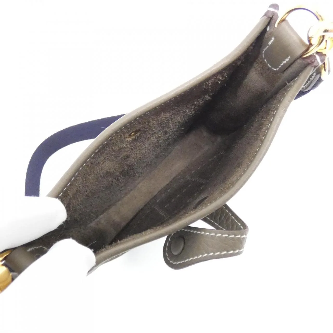 HERMES Evelyne 069426CC Shoulder Clemence Etoupe Clemence Leather Unused - Thumbnail 5