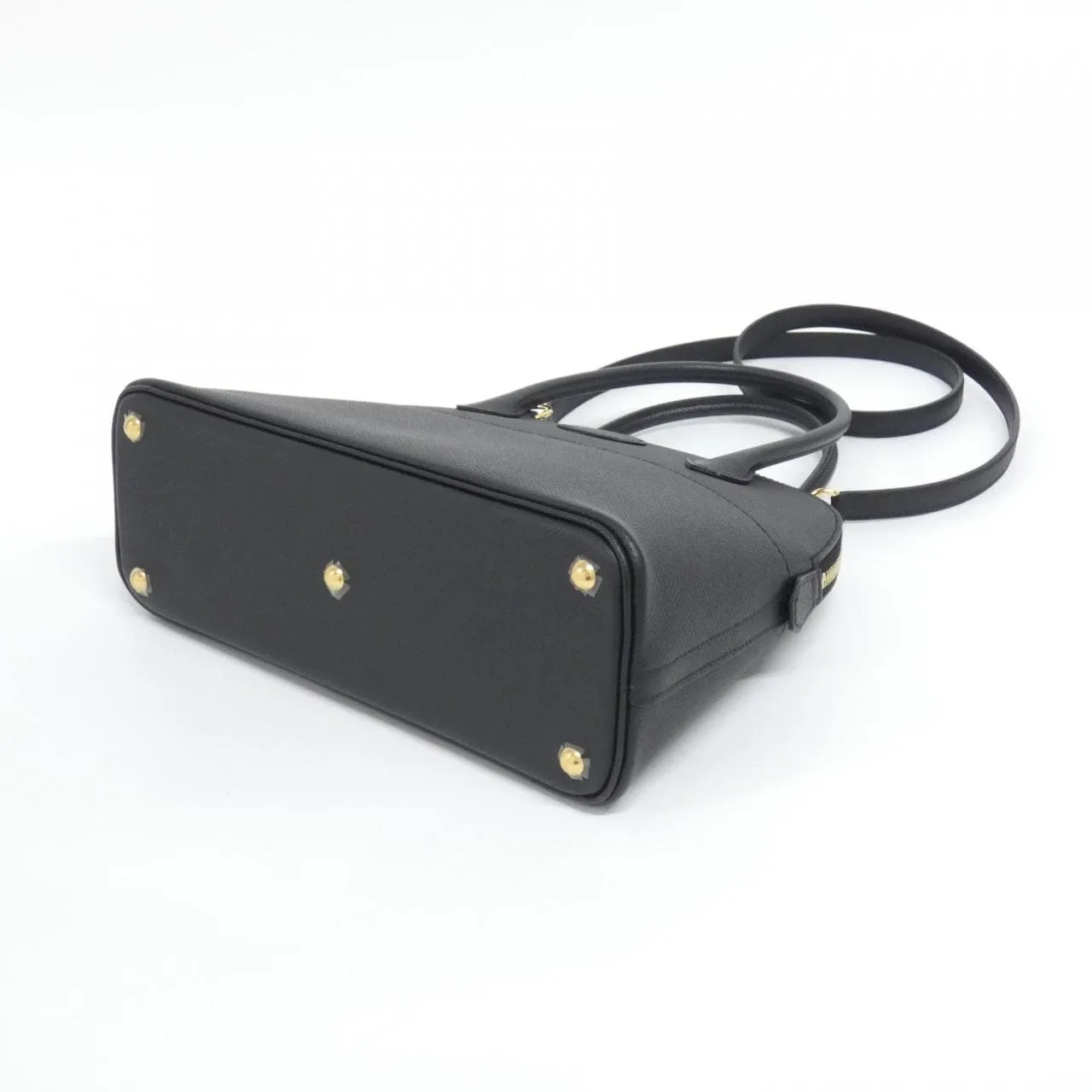 HERMES Bolide 049431CC Handbag Epsom Black Epsom Leather Rank A - Thumbnail 3