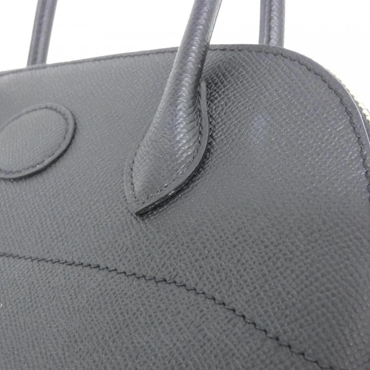 HERMES Bolide 049431CC Handbag Epsom Black Epsom Leather Rank A - Thumbnail 5